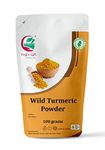 Kasturi Turmeric Powder for Face | 100g | Wild Turmeric Powder | Curcuma Aromatica | Amba haldi | Aka Kasthuri Manjal Powder | Turmeric Face Mask | Get clear and Glowing Skin Naturally | Yogi's Gift®