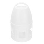 TEHAUX Pigeon Water Dispenser, Bird Water Drinker 5L Bird Water Container Automatic Feeders Pet Water Drinker Hanging Water Bottles for Birds (White)