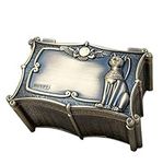 Jewelry Box Vintage Zinc Alloy Meta