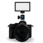 Lume Cube - Bicolor Panel Mini LED Light for Professional DSLR Cameras - Adjustable on camera mount - LCD Display - Photo and Video Lighting - Long Battery Life