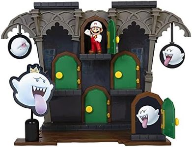 Jakks Pacific World of Nintendo Boo Mansion 2.5 Inch Deluxe Figurine Playset