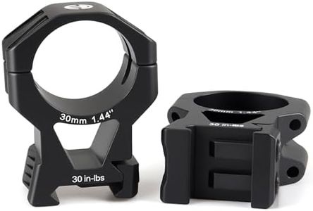 Techhunters Precision Rifle Scope Rings - 6061-T6 Aluminum Picatinny 30mm Scope Mounts 1.44 inch Center High (Extra High, 30mm)