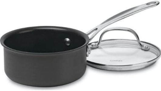 Cuisinart 619-14 Chef's Classic Nonstick Hard-Anodized 1-Quart Saucepan with Cover