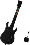 NBCP Wireless Guitar Controller for Xbox Series X/S, Xbox One & PC – Compatible with Rock Band 4 and Fortnite Festival, 2.4G Connection, Guitar Strap Included – Black
