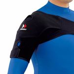 Zamst Shoulder Wrap - Compression Brace for Pain Relief, Dynamic Stabilisation for Shoulder Support, Sports Shoulder Braces For Rugby, Tennis, Golf, and Injuries - Medium