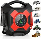 Heavy Duty Truck Jump Starter: 30000A,12V Semi Truck Jump Starter,64000 MAH, Starts Diesel & Gasoline Engines up to 50 L,-40°F to140°F,Essential Emergency Tool for Commercial Vehicl [2026 Upgraded]