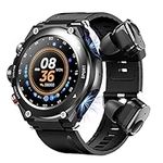 2 in 1 Smart Watch with Earbuds,MP3
