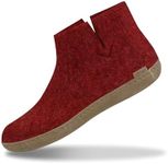 Glerups Felted Wool Boot,Red,EU 36 M