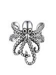 Octopus Clip On Earrings Women Fake Animals Ear Cuff Cartilage Earrings No Piercing 925 Sterling Silver Adjustable Size