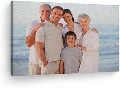 Smile Art Design Custom Canvas Prints with Your Photos, Personalized Canvas Pictures Custom, Custom Canvas Prints, Photo Canvas, Canvas Photo Prints, Personalized Gifts, Canvas Wall Art 8"x12"