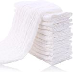 Baby Muslin Wash Cloths - Natural C