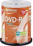 Memorex 100pk Dvd-R 16x 4.7gb