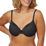 Maidenform Women's Comfort Devotion Extra-Coverage Bra, Black, 42B