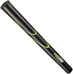 JumboMax Pack of 1 Tour Series Golf Grips - Black with Lime Green Trim Std Oversize (SO) (+ 1/16)