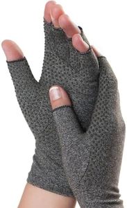 Dr. Frederick's Original Grippy Arthritis Gloves for Women & Men - Anti-Slip Compression Gloves for Arthritis Pain Relief - Medium