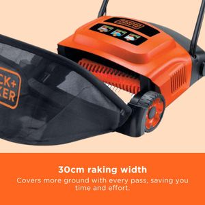 BLACK+DECKER 600W Lawn Raker – Electric Grass Scarifier