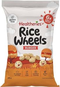 Healtheries Rice Wheels Burger Lunchbox Snacks 6 x 21 g