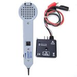 Tone and Probe Kit, High Accuracy 200EP Wire Tracer&Circuit Tester Professional Tone Tracing Kit, Cable Tester Tone Generator Inductive Amplifier with Adjustable Volume