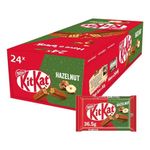 Nestle Kitkat Four Finger Wafer With Crunchy Hazelnut Covered In Creme Milk Chocolate Coating Infused With The Rich Flavor Of Roasted Hazelnuts(36.5gm x 24) Celebrations Box