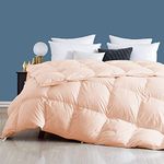 Day Care - 400 GSM Hotel Quality-Down Alternative Microfiber Comforter for Heavy Winter King Size Comforter/Blanket/Rajai (92" x 106" Inches/233cm x 269cm) - Comforter King Size|Peach