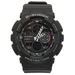 Casio G-Shock Analog-Digital Black Dial Men's Watch GA-140-1A1DR(G975)