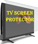 MOIZ 65 Inch TV Screen Protector - Tempered Glass Guard, Anti-Glare, LED LCD Crystal Clear 9H Surface Unbreakable,UV protection,Plasma,Hardness,Anti Glare,Scratch Resistant,Strong & Durable