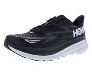 HOKA ONE ONE Men's Running Shoes, Black/White, 11