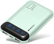 Power Bank 10000mAh Mobile Phone Portable Charger External Battery Pack with 2 USB 2.4 A Outputs and USB C Input & Output Compatible with Huawei iPhone 15 12 X iPad Samsung Galaxy S20 Android Tablet
