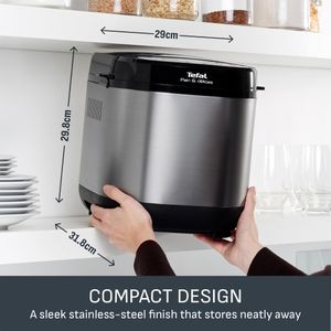 Tefal Breadmaker with Yoghurt Pot – 20 Programs, Gluten-Free, Delay Start