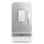 Smeg Automatic Coffee Machine, Original Italian Brand, One Touch Direct Bean to Cup, 6+ Hot & Cold Coffee Options, SS Steam Wand for Milk Coffee, Smart Touch Control, 19 Bar Pressure, BCC12WHMEU White