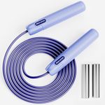 Weighted Jump Rope for Men,Women Exercise sport,Adjustable Speed Jump Rope for kids,Tangle-free Ball Bearings,Skipping Jump Ropes for Fitness,Crossfit,Toys,Gym,Workout Equipment,Boxing