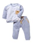 BABY GO Full Sleeve Cotton Baby Dress Regular T shirts Pant with Set (color may slightly vary due to photographic effect)