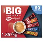 Nestlé Kitkat and Friends Big Biscuit Box | 69 x Chocolate Biscuit Bars - KitKat, Blue Riband, Toffee Crisp | Bulk Chocolate Box 1.357kg