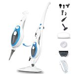 Nexlev 10-in-1 Foldable Steam Cleaner & Mop| 2 Steam Modes| All Surfaces & Upholstery| 12 Accessories| 350ml Tank| 5M Cord|Swivel Design|Powerful Chemical Free Disinfection|Light-Weight| SC-04