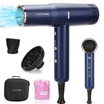 Hair Dryer, Professional Salon Fast Drying Ionic Diffuser Hairdryer for Women and Men, PARWIN PRO BEAUTY Blow Dryer with Powerful 110.000 RPM Low Noise Brushless Motor, for Home, Travel and Gift