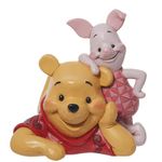 Enesco Disney Traditions by Jim Shore Winnie The Pooh and Piglet Forever Friends Figurine, 5.25 Inch, Multicolor