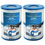 SKTLBB Type vi spa Filters for Coleman hot tub Filters and Other Inflatable hot tubs requiring Type VI Filters, 4.2 x 3.1 inches (4 pcs)