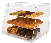 Acrylic Display Case with 3 Trays and Rear Doors