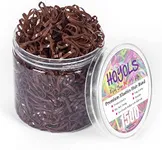 HOYOLS Brown Hair Ties Elastic Bands Small Rubber Bands for Girls Women’s Hair No Damage Mini Stretchy Ponytail Holders Tiny Hairtie for Fine Thin to Medium Hair Bulk 1500pcs TPU (Brown)