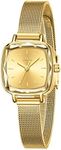 CIVO Womens Gold Watch, Ladies Watch Square, Analog Quartz Wrist Watches for Women Dress Fashion Waterproof Stainless Steel Mesh Strap Small Womens Watches Gifts