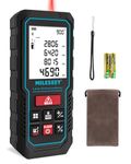 70M Laser Measure Device with Phone App, MiLESEEY Laser Meter with Electronic Tilt Sensor, ±2mm Accuracy, Pythagoras, Area and Volume, 2"LCD Backlit,Mute, Battery Included