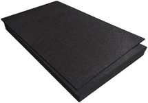 Stiff Felt Sheets, 11 Pcs Felt Fabric, 17,78×28,7cm Color Felt for Crafts, Craft Felt Square for Sewing (Black)