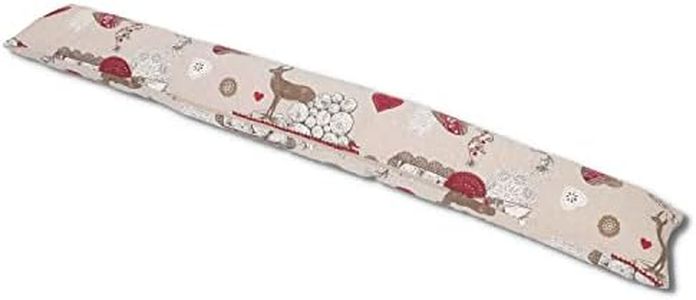 Casatessile PP ALCE Padded Draught with Removable Cover 110 cm Elk Draught Excluder Tyrolean Sausage