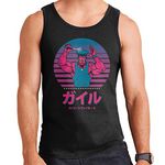 Street Fighter Guile Fight with Style Men's Vest Black