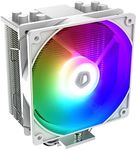 ID-COOLING SE-214-XT ARGB White CPU Cooler 4 Heatpipes CPU Air Cooler ARGB Light Sync with Motherboard(5V 3-PIN Connector) CPU Fan for Intel/AMD, LGA 1700 Compatible for Desktop