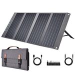 BigBlue 36W Portable Solar Charger with PD20W USB-C Porte, DC Output and USB-A, Waterproof Solar Panel Charger for Camping and Backpacking, Foldable, Compatble with Cellphones, iPad etc