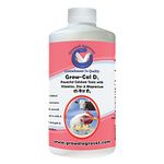 Growel Grow – Cal D3 – A Powerful Calcium Tonic with Vitamins, Zinc, and Magnesium for Poultry, Cattle, Horse, Pig, Goats, Sheep, Pigeons and Birds - 250 ml.