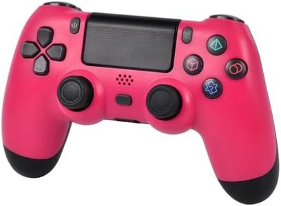 PYMENA PS4 Controller Wireless,Controller for PS4 with Dual Vibration Game Joystick Remote,Pink
