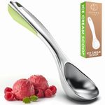 Oliver's Kitchen ® Ice Cream Scoop - Create Perfect Spheres with Our Heavy Duty Ice Cream Scooper - Comfortable Grip Handle Makes Light Work of Frozen Hard Ice Creams!