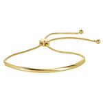 WOWORAMA Gold Adjustable Slider Bracelets for Women Bar Friendship Bangle Bracelet Dainty Gold Bar Strand Bracelet Fashion Jewelry Gifts